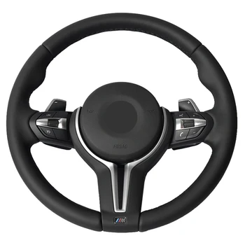 

DIY Genuine Leather Car Steering Wheel Cover For BMW F87 M2 2015-2017 / F80 M3 / F82 M4 / M5 / F12/Custom Steering Wheel Braid