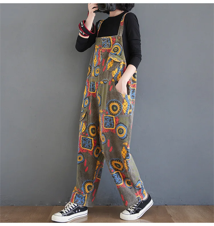 2021 primavera streetwear plus size coreano macacão