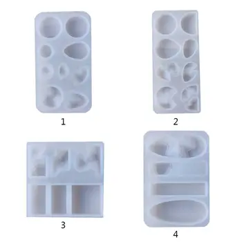 

Crystal Epoxy Mold DIY Pendant Jewelry Crafts Making Silicone Mould