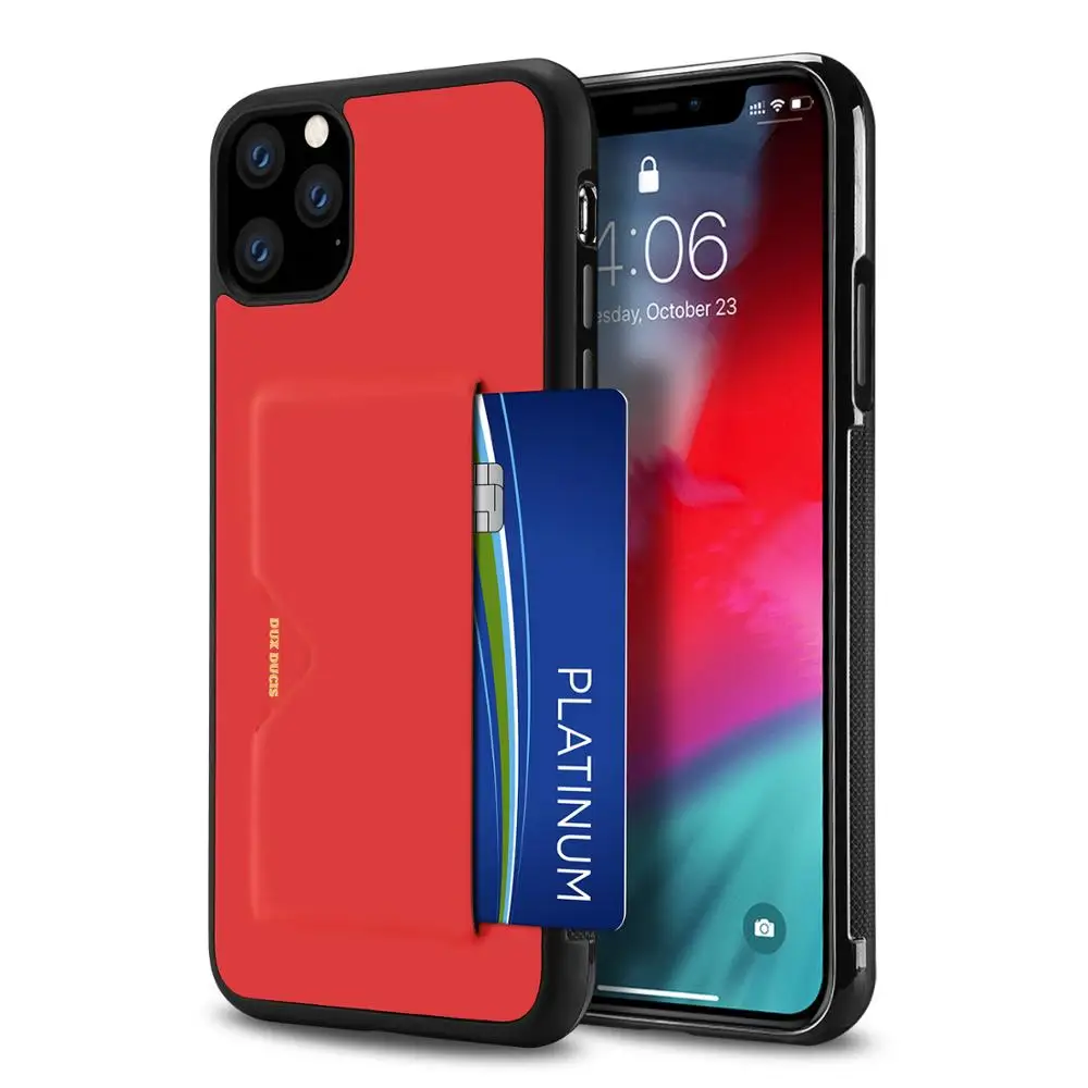 

For Apple iPhone 11 Pro Max Phone Case Ultra Light Soft Edge Fashion PU Leather For iPhone 11pro 11Back Cover Card Full package