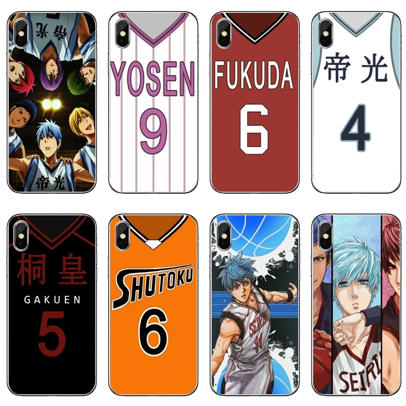 Аниме Kuroko без корзины Джерси чехол для телефона Samsung Galaxy M30 A70 A60 A50 A40 A30 A10 A9 A8 A6 J8 J4 J6