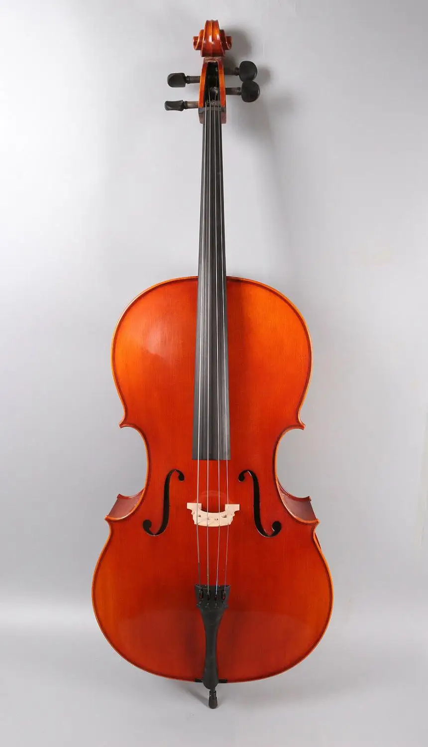 Мастер Виолончель 4/4 высокая степень cello твердой древесины мощный звук ручной работы#675