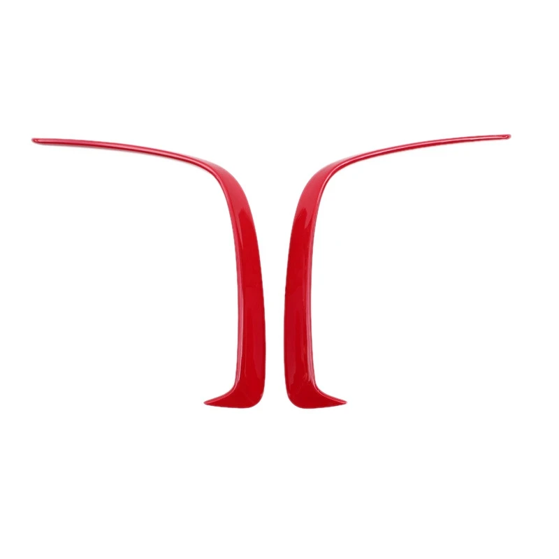 

1 Pair Car Painted ABS Rear Bumper Splitter Spoilers Canard Rear Bumper Side Vent Canards/Air Vent Cover for Mercedes for W176 A