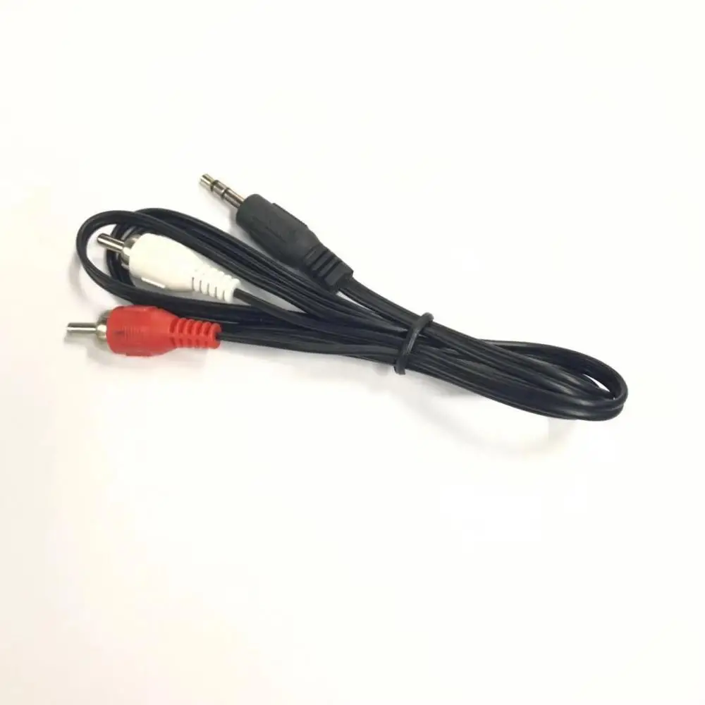 Аудио кабель DISOUR 1 м 3 5 мм стерео на 2 RCA Y кабеля для ПК DVD TV VCR динамика камеры аудио