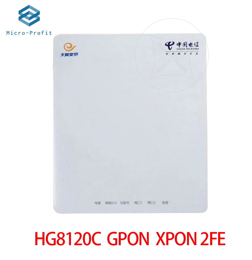 Free shipping 10pcs/Lot HG8120C ONU OLT GPON EPON XPON 2FE Optical Network Terminal no Power Adapter Second-hand products