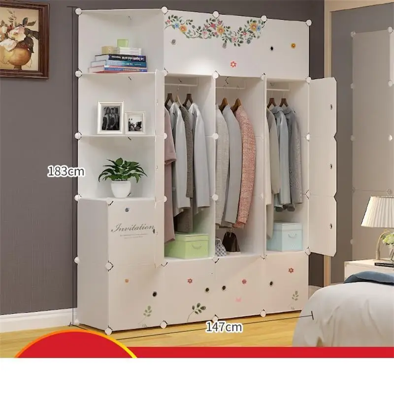 Мобильная табличка для комода Armoire Rangement Armario Armazenamento шкаф мебель для спальни Mueble De Dormitorio шкаф - Цвет: MODEL V