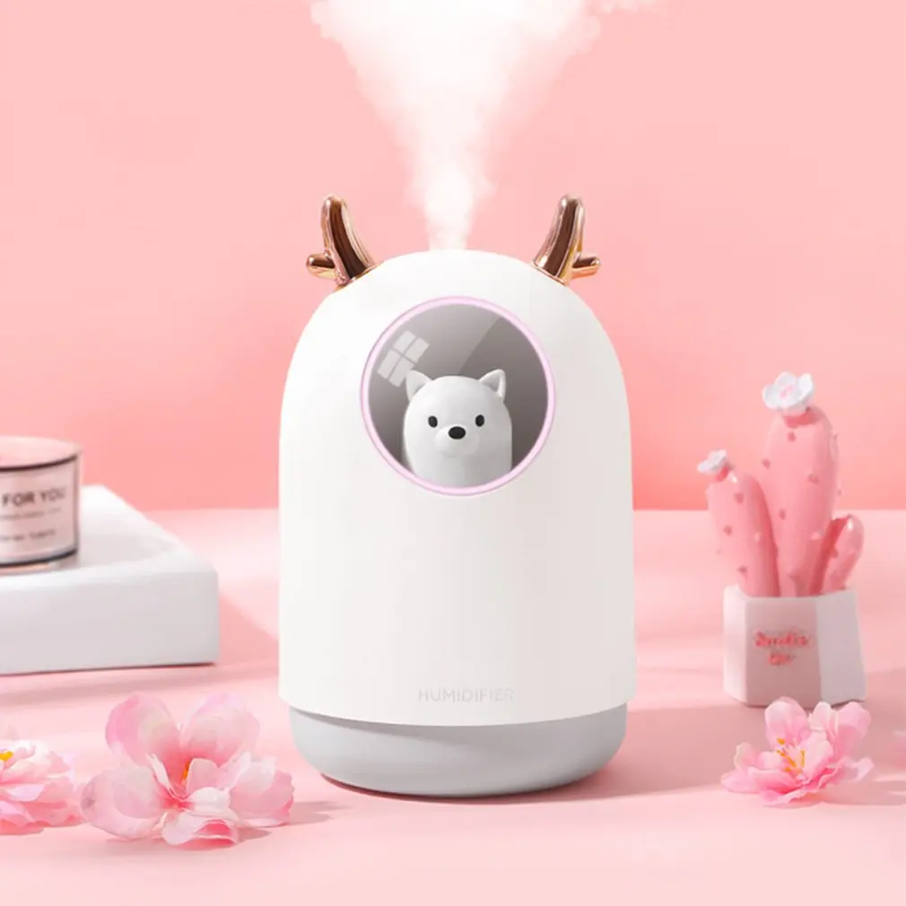 Креативный милый питомец Usb мини увлажнитель для спальни бесшумный маленький