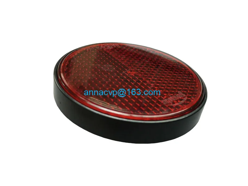 trailer round reflector light lamp trailer parts red (1)