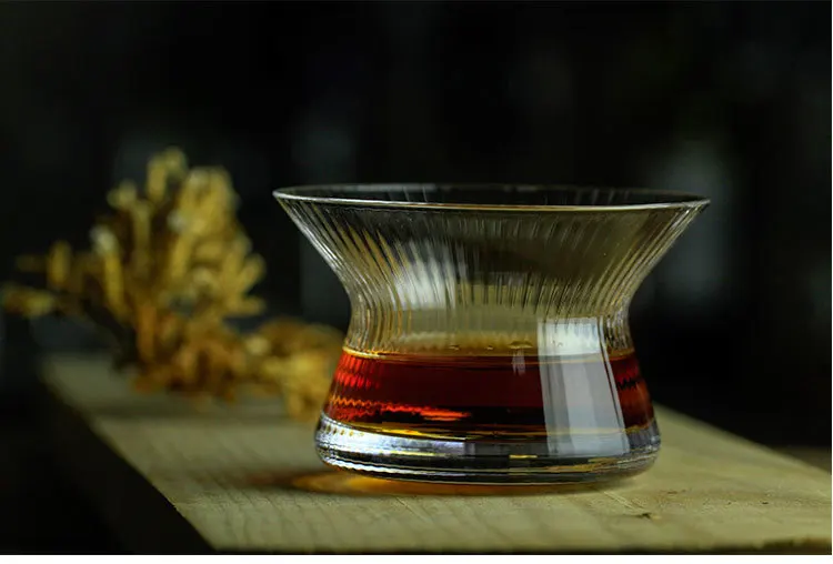 Neat Japan EDO Crystal Whisky Cappie Hanyu стеклянная чаша с вращающейся полоской, бокал для вина, бокал для бренди Подарочная коробка из дерева