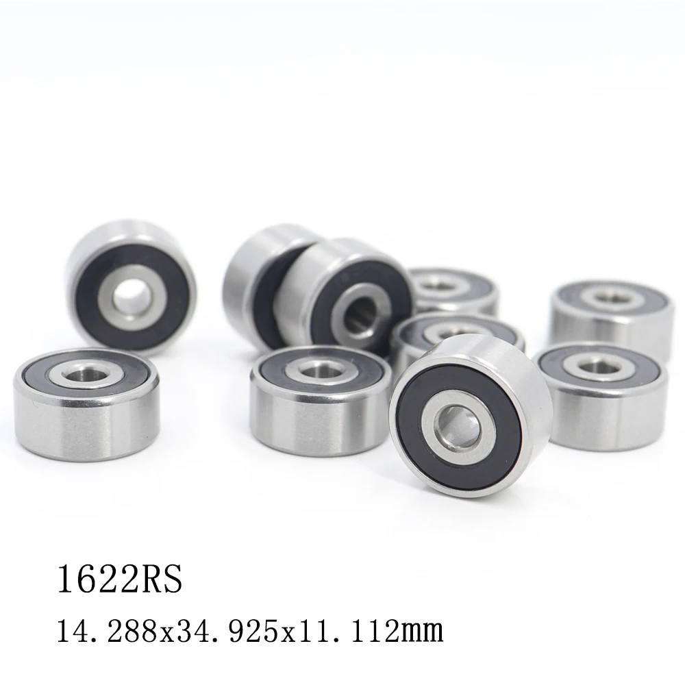 1622 2RS ABEC 1 (10 шт.) 9/16 &quotx1 3/8&quot x7/16 &quotдюймовые шариковые подшипники 1622RS|Подшипники| |