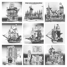 H& HXY 06066 06083 16001 160002 16007 16005 16006 16008 16009 16012 16010 16050 16060 фильм строительный блок кирпичи игрушки