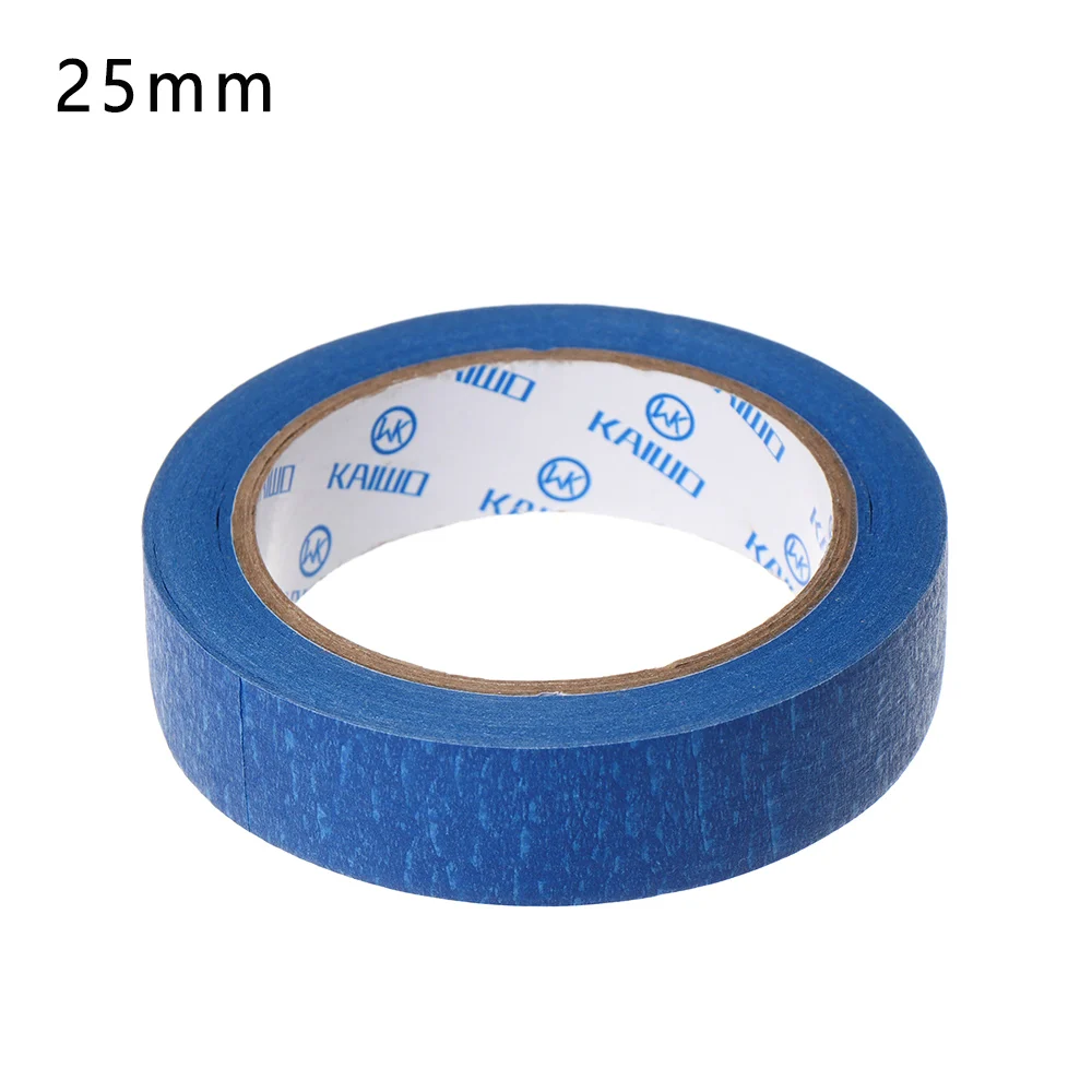 25mm Новинка 50 м желтая Маскировочная лента автомобильный стикер Клей DIY Бумага для рисования художественный Декор Ремесло общего назначения - Цвет: 25mm