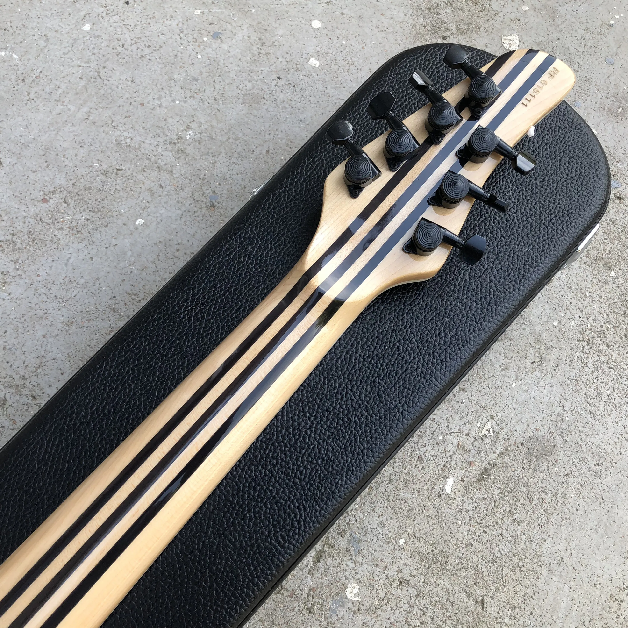 Abalone Mayones 6 или 7 струн электрогитара, гриф из черного дерева, черная аппаратная шея через тело Mayones Guitarra