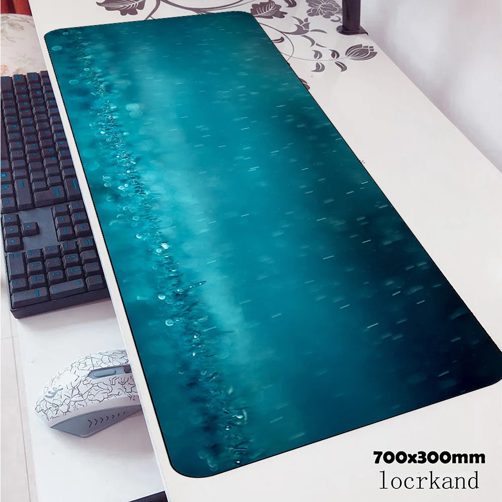 Дождливый коврики для мыши 70x30 см Киберспорт коврик для мышь Notbook компьютер locrkand игровой коврик для игровой мыши Клавиатура коврик для мыши
