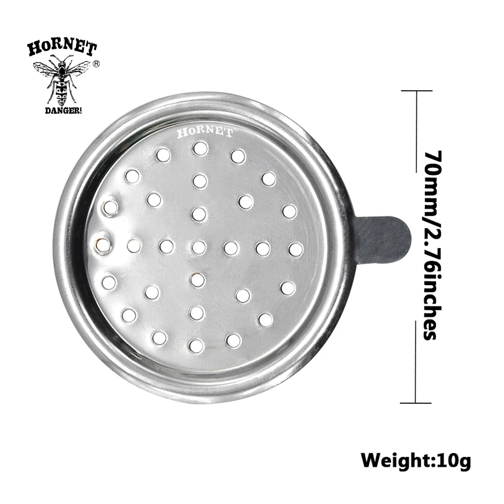 HORNET металлический серебристый уголь для кальяна экраны держатель Hookahs Chicha