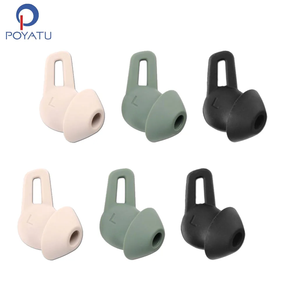 

POYATU S/M/L Eartips Tips Earbuds Silicone Eartips For Huawei FreeLace Pro Ear Sleeves In Ear Tips Buds Ear Hook Buds Repair