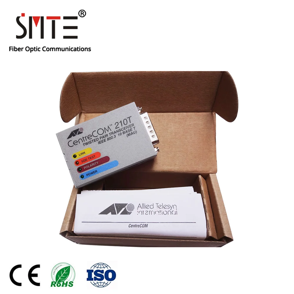 

Converter Centre COM AT-210T RJ45 to AUI for AT-210Ts compatible mx20t 210t 210ts AUI transceiver 2511 250925222514 second hand
