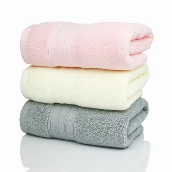 

1pc Solid Color Towel 100% Natural Cotton Comfortable Face Towel Microfiber Strong Absorption Towel Quick Dry High Quality