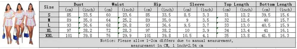 9060630 queenmoen summer women clothing wholesale rainbow strip ruched two piece shorts suit