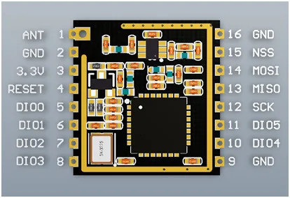 TZT Ra-01 LoRa SX1278 433 МГц беспроводной распределенный спектр модуль передачи наиболее отдаленных 10 км для arduino