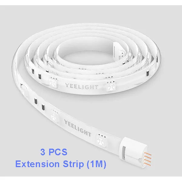 3m extension strip Xiaomi Yee светильник Светодиодная лента RGB умный светильник Рождественский светильник s украшения для светодиодной ленты светильник для Alexa Google mihome управление приложением - Испускаемый цвет: 3m extension strip
