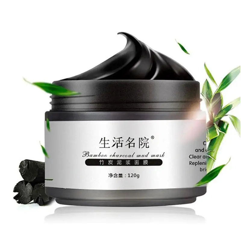 

Black Mask Bamboo Charcoal Purifying Blackhead Remover Peeling Skin Care Blemishes Acne Nose Face Care Mud Deep Cleansing Mask