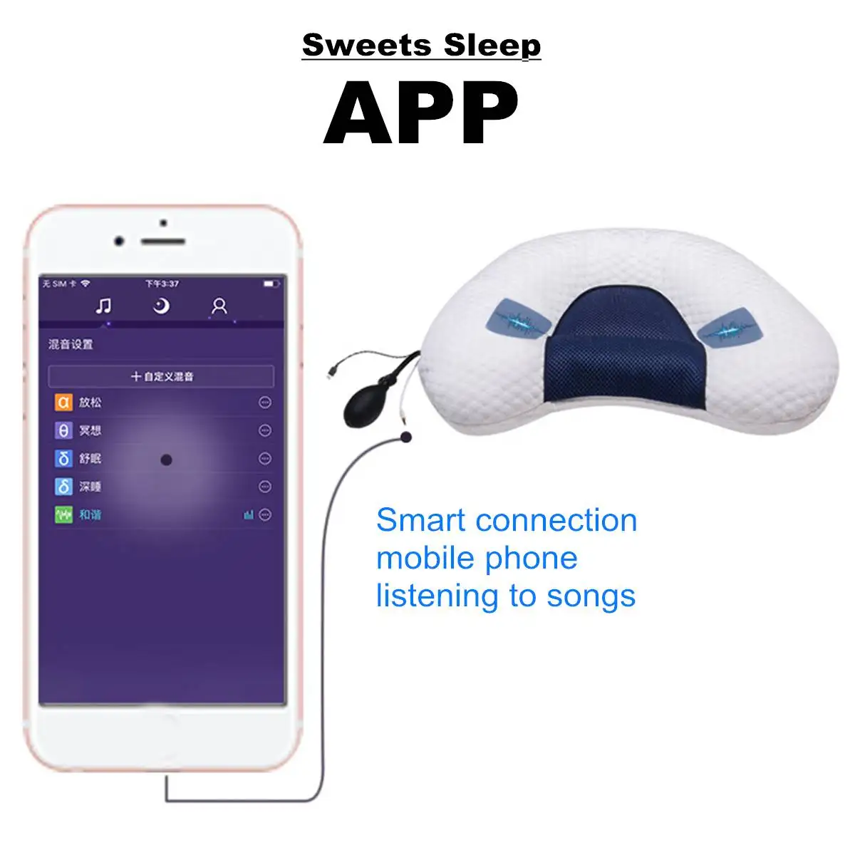 Special Repair Heating Cervical Pillow To Correct Neck Hyperthermia Cushion Smart Music Pillow Multifunctional Cervical Pillow