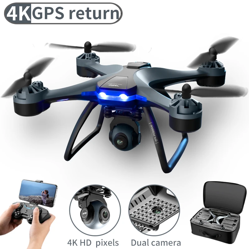 2021 NEW F5  Professional 4K HD wide-angle Camera Gimbal  Dron  Aerial Photography WIFI FPV GPS  RC Quadcopter Drones