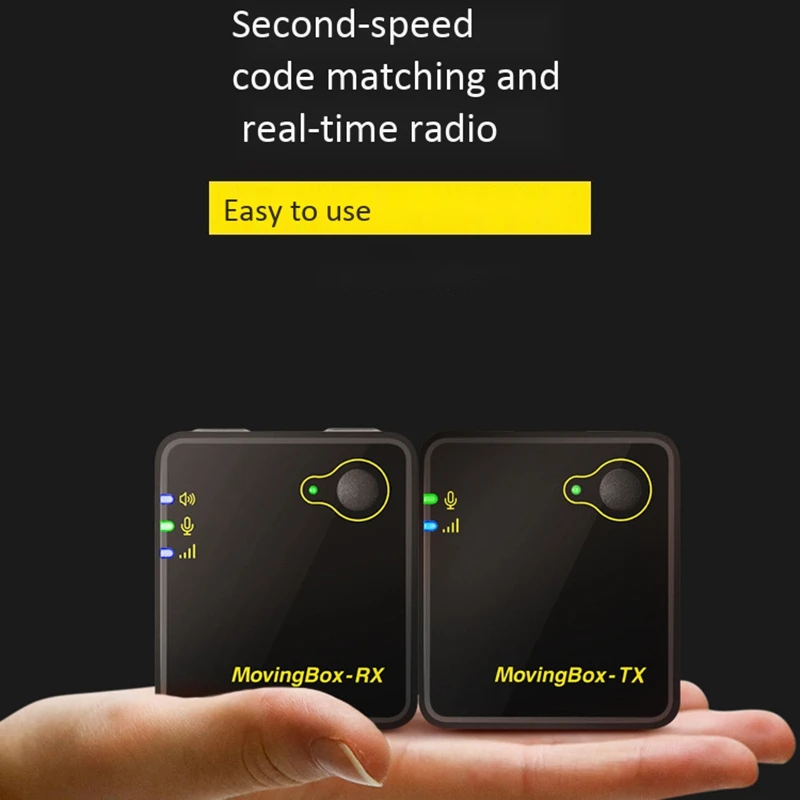 Movingmic Wireless Lavalier Microphone 2 Channels
