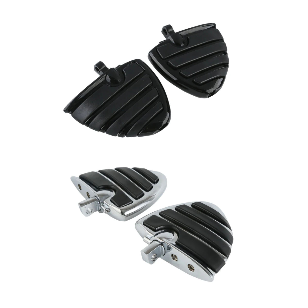 Motorcycle Foot Pegs Wing Style Footrest Pedal for Touring Electra Glide Softail FLS FXCW FLSS FLHS | Автомобили и мотоциклы