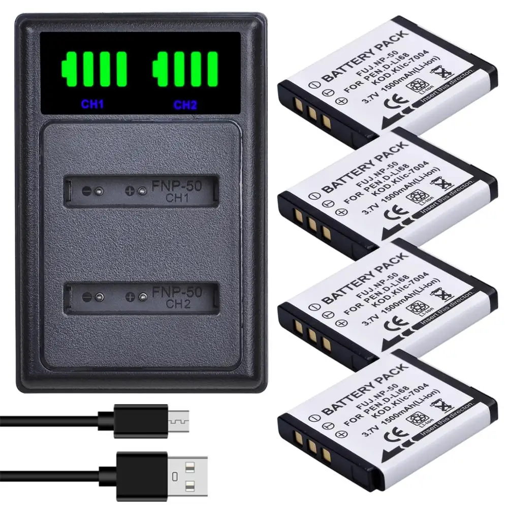 Batteria Sostitutiva Per KODAK KLIC-7004 – 750 MAh, 3,7V, Li-Ion, Dimensioni 40x35x5,8 Mm, Alta Qualità