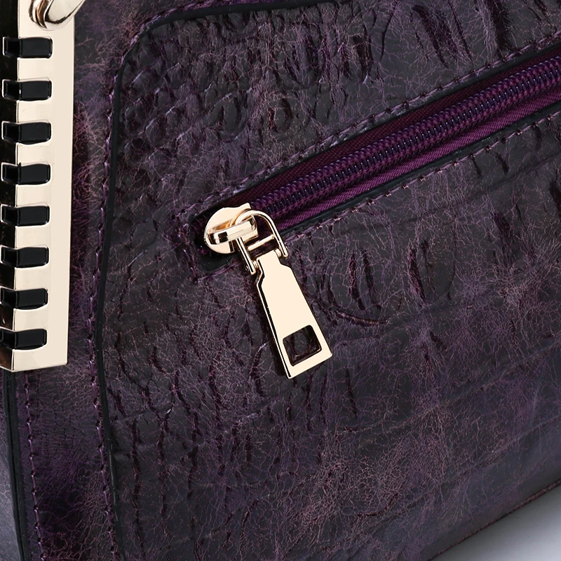 Gykaeo New Luxury Handbags Women Bags Designer Fashion Crocodile Pattern Shoulder Bag Ladies Party Messenger Bags Bolsa Feminina