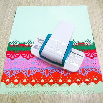 

1PC Punch scrapbooking handmade edge device DIY paper cutter craft Handmade New fancy border punch S flower design embossing