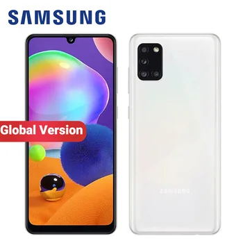 Перейти на Алиэкспресс и купить Мобильный телефон Samsung Galaxy A31, глобальная версия, 5000 мАч, 128 ГБ ОЗУ 6 Гб ПЗУ, A315G/DS, 6,4 дюйма, четыре камеры, 48 МП, две SIM-карты, Andrpid 10 смартфон