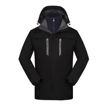 KLV/ Для мужчин зимние Водонепроницаемый спортивные катание на сноуборде и лыжах куртка теплая одежда, для катания на велосипеде, для рыбалки, с защитой от ветра Пеший Туризм Кемпинг флисовой куртки на открытом воздухе