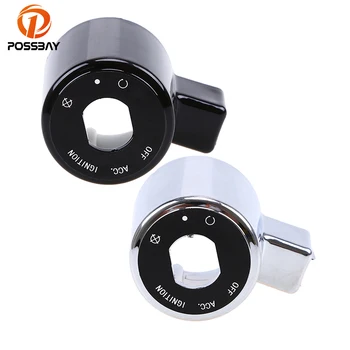 

POSSBAY Motorcycle Ignition Switch Cover fits for Harley Davidson Sportster XL 883 1200 Quad ATV Motorbike Ignition Shell