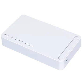 

New Model 8 Port Gigabit Switch Desktop RJ45 Ethernet Switch 10/100/1000Mbps Lan Hub Switch 8 Portas EU Plug