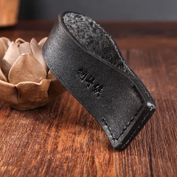 

Portable Leather Pipe Display Stand Cowhide Tobacco Pipes Rack Base Holder Bracket Outdoor Travel Foldable Smoking Accessories