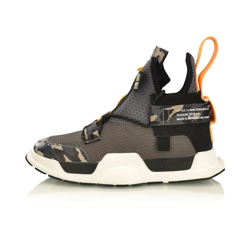 Li-Ning, унисекс, NYFW REBURN WS, Баскетбольная обувь для отдыха, ноская, с высокой посадкой, Китай, спортивная обувь, кроссовки, AGBP028 SJFM19