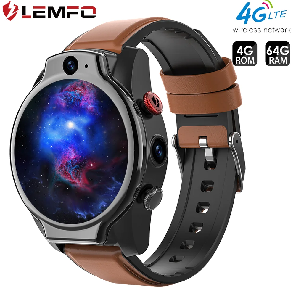 Смарт часы LEMFO LEM14 мужские LTE 4G водостойкие 5 АТМ Android 10 смарт наручные Мужские