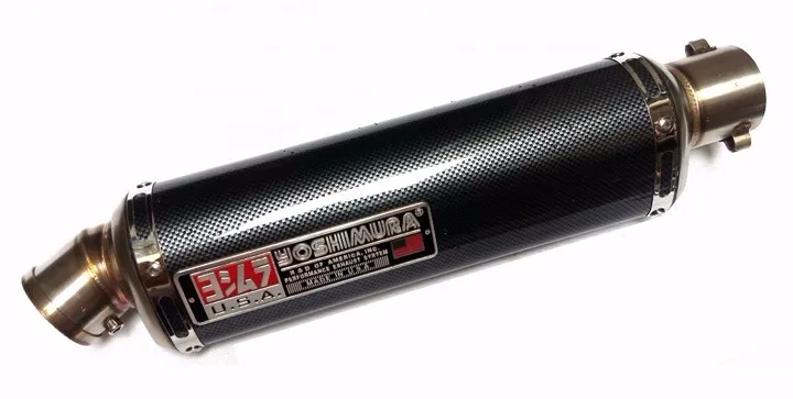 51 мм Универсальный akrapovic Yoshimura Мотоцикл выхлопная труба, глушитель для KTM ATV Z750 Z800 Z1000 NINJA250 CBR CRF230