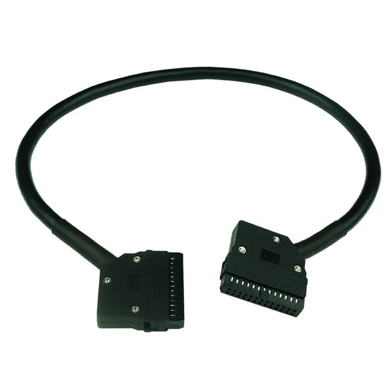 

MIL data cable 26-pin PLC connection line Double-ended MIL connector data cable horns to plug in the PLC terminal block