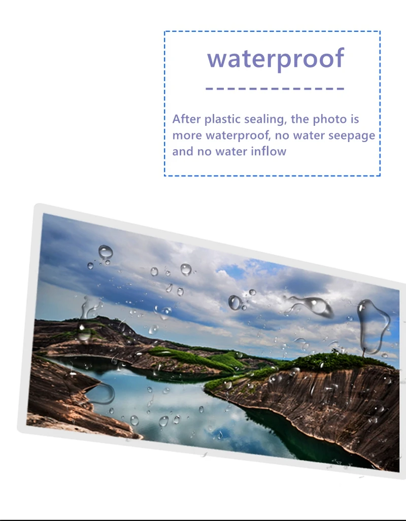 50 микрон А3 А4 Размер ламинирующая Водонепроницаемая термотермопленка A5 4R