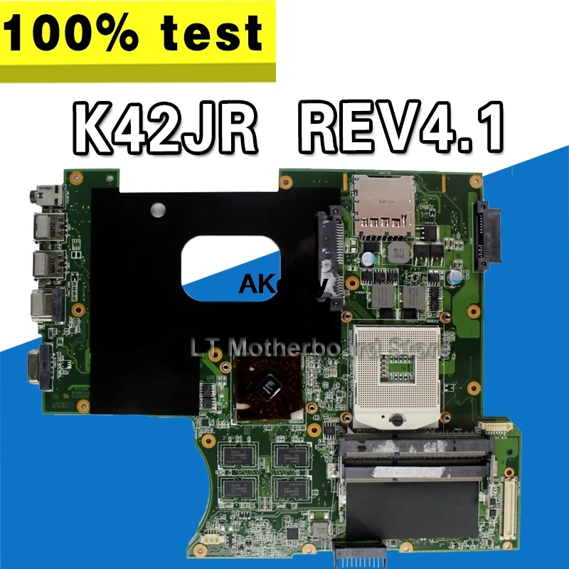 K42JR Moederbord REV4.1 Voor Asus K42 X42J K42J K42JR Laptop Moederbord K42JR Moederbord K42JR Moederbord Test 100% Ok K42JR Moederbord REV4.1 Voor Asus K42 X42J K42J K42JR Laptop Moederbord K42JR Moederbord K42JR Moederbord Test 100% Ok