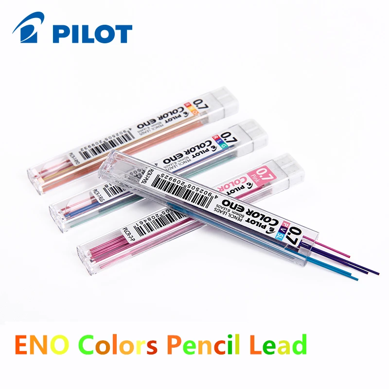 3 трубки Kawaii PILOT Color Eno механический карандаш 8 цветов цвет s 0 7 мм стираемые