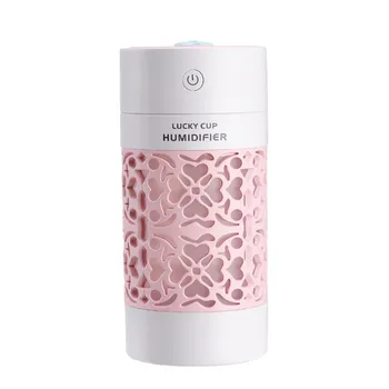 

SQT-J01 250ml Hollow Carving Air Humidifier 3 in 1 for Car/Home/Office