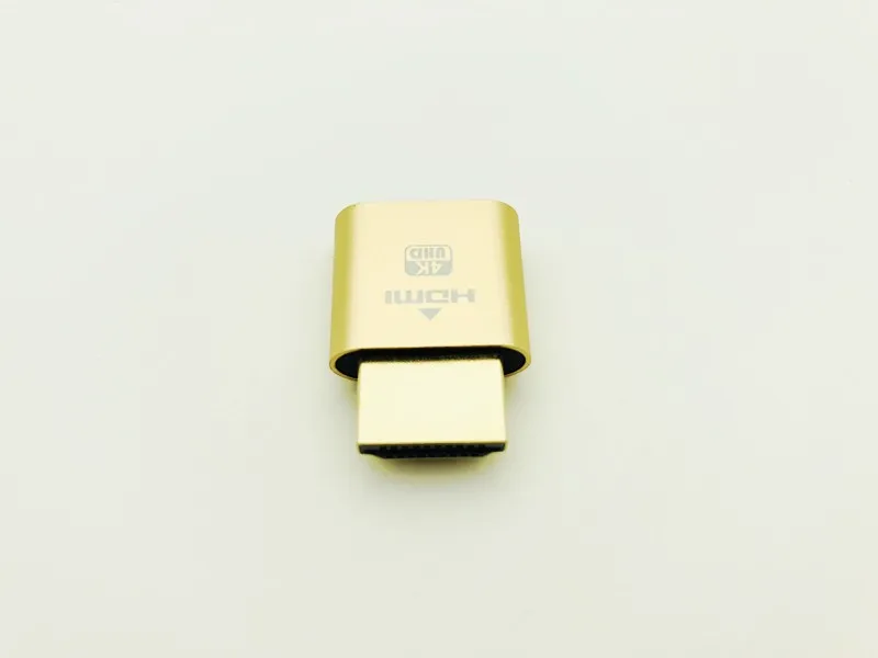 Vga-адаптер для виртуального дисплея HDMI 1 4 DDC EDID пустышка штепсельная вилка
