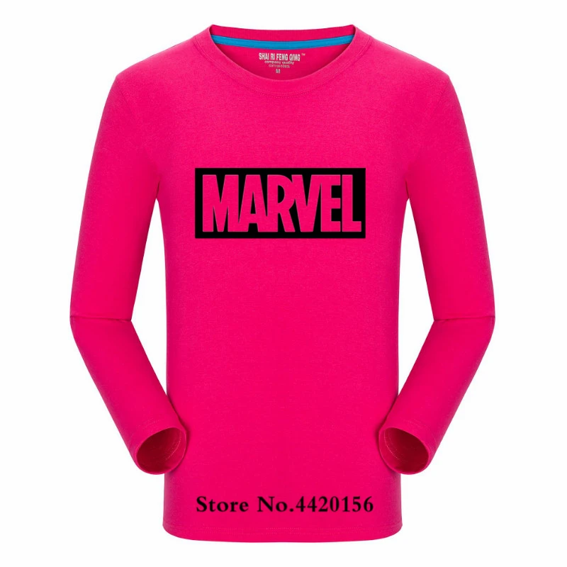 Футболка супергероя Marvel, Мстители, Мужская/Женская Повседневная футболка, модные брендовые мужские футболки, хлопковая Осенняя футболка с длинными рукавами