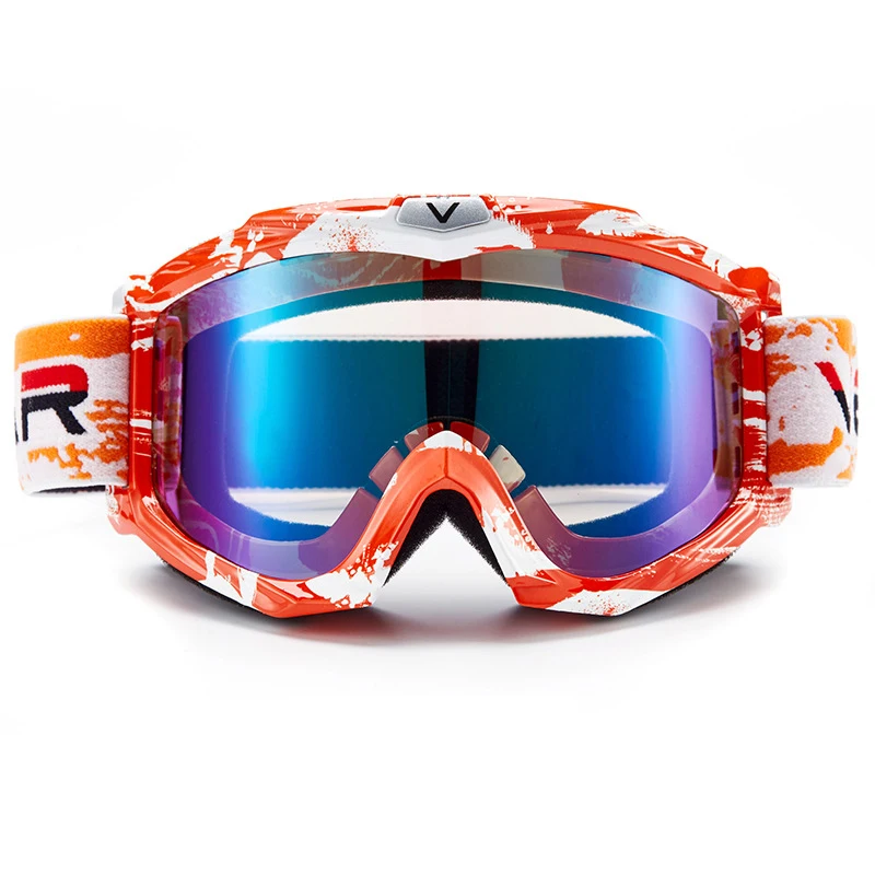 Очки для мотокросса ATV DH MTB лыжные спортивные очки Ware MX внедорожные шлемы очки Gafas для мотоциклетных очков - Цвет: B