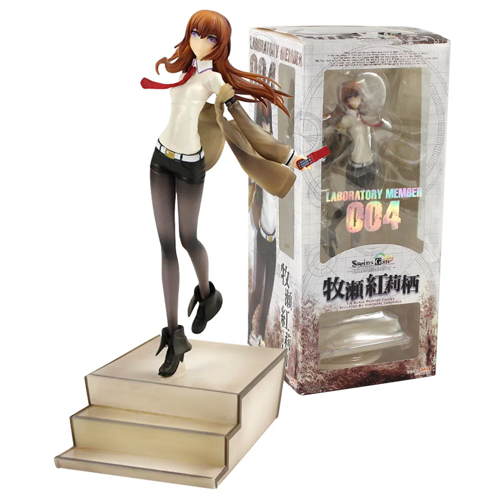 26cm Steins Gate Makise Kurisu Laboratory Member 004 1/8 Scale Painted Figure Collectible Model Toy | Игрушки и хобби